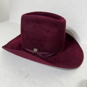 Vintage Resistol 3XBeaver Felt CowGirl Hat Self Conforming Sz 6 3/4 Western